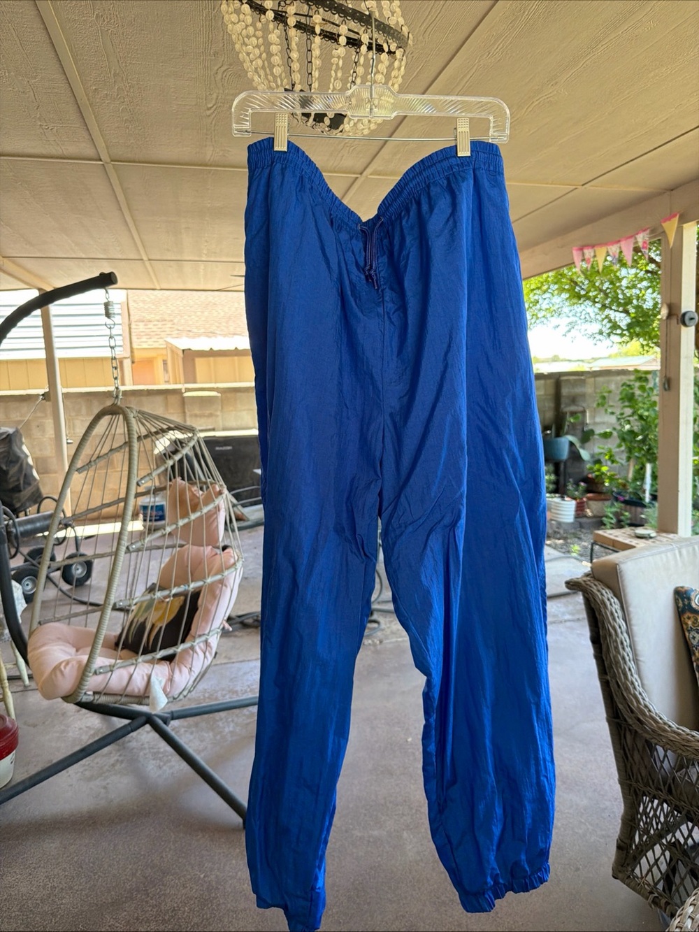 Vintage Andy Johns Women's Navy Colorblock Windbreaker Pants Set Multicolor - Picture 2 of 15